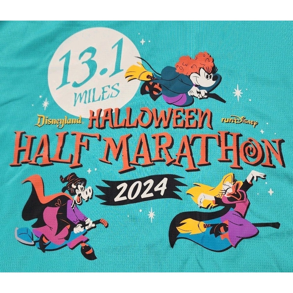 runDisney 2024 Disneyland 13.1 Halloween Half Marathon ADULT L Shirt